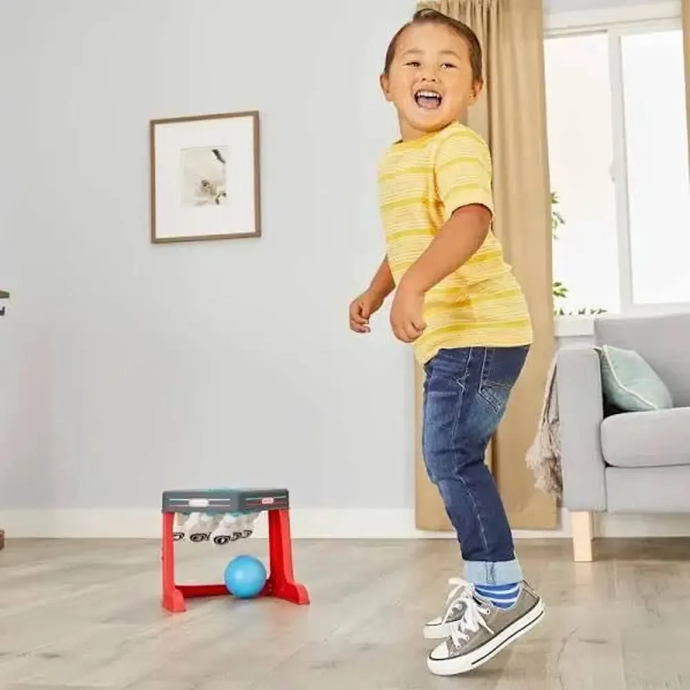Little Tikes My First Bowling Set 6 Pin With Easy Reset Button 2 Original Balls